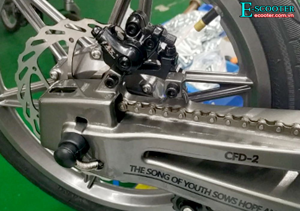 xe đạp điện gấp gọn trợ lực CFD3 200W 